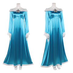 Cosplay Costume Rosalina The Super Mario Galaxy Movie(2026) Film Cosplay Robe Bleue Femme