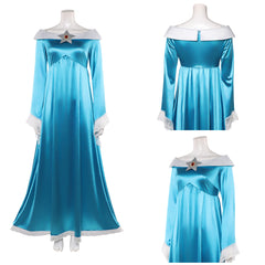Cosplay Costume Rosalina The Super Mario Galaxy Movie(2026) Film Cosplay Robe Bleue Femme