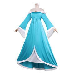 Cosplay Costume Rosalina The Super Mario Galaxy Movie(2026) Film Cosplay Robe Bleue Femme