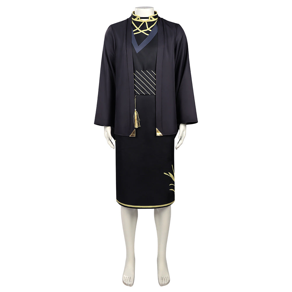 Cosplay Costume Rosei Kantsubaki Shunkashuutou Daikousha: Haru no Mai(2026) Anime Cosplay Tenue Noire Homme