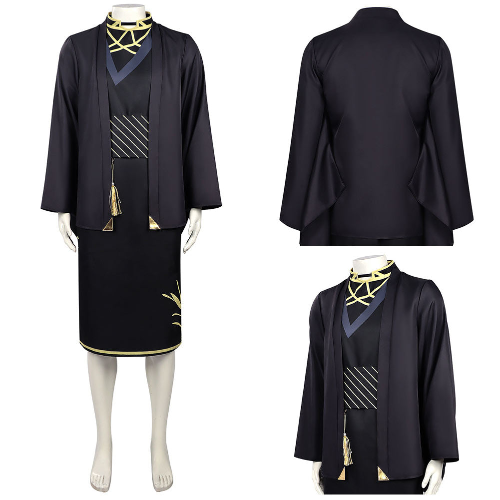 Cosplay Costume Rosei Kantsubaki Shunkashuutou Daikousha: Haru no Mai(2026) Anime Cosplay Tenue Noire Homme