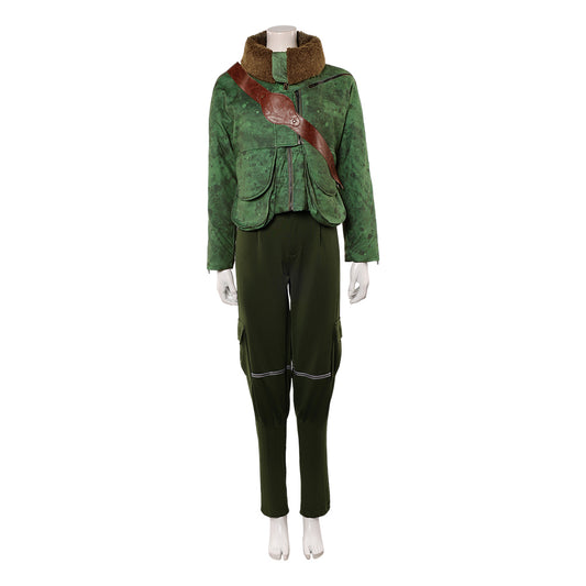 Cosplay Costume Ruthye Marye Knoll Supergirl(2026) Film Cosplay Tenue Verte Femme