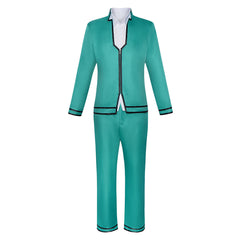 Cosplay Costume Saiki Kusuo The Disastrous Life of Saiki K Anime Cosplay Tenue Verte Homme