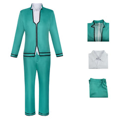 Cosplay Costume Saiki Kusuo The Disastrous Life of Saiki K Anime Cosplay Tenue Verte Homme