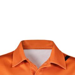 Cosplay Costume Sanji One Piece Live Action 2(2026) TV Cosplay Chemise Polo Orange Homme