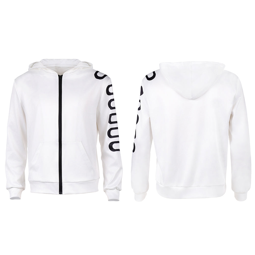 Cosplay Costume Sanji One Piece Live Action 2(2026) TV Cosplay Sweat-shirt Blanc Homme