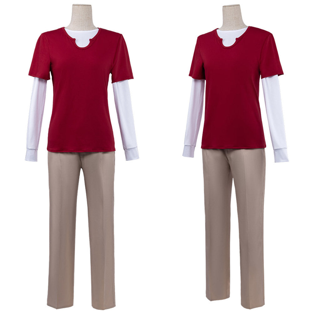 Cosplay Costume Sanji One Piece Live Action 2(2026) TV Cosplay Tenue Rouge Homme