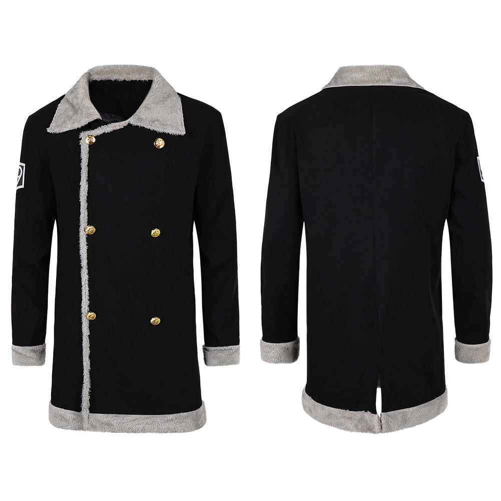 Cosplay Costume Sanji One Piece Live Action 2(2026) TV Cosplay Veste Noire Homme
