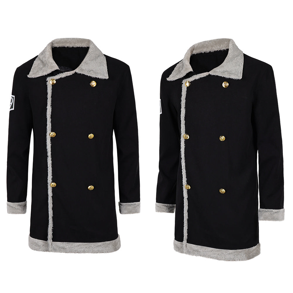Cosplay Costume Sanji One Piece Live Action 2(2026) TV Cosplay Veste Noire Homme