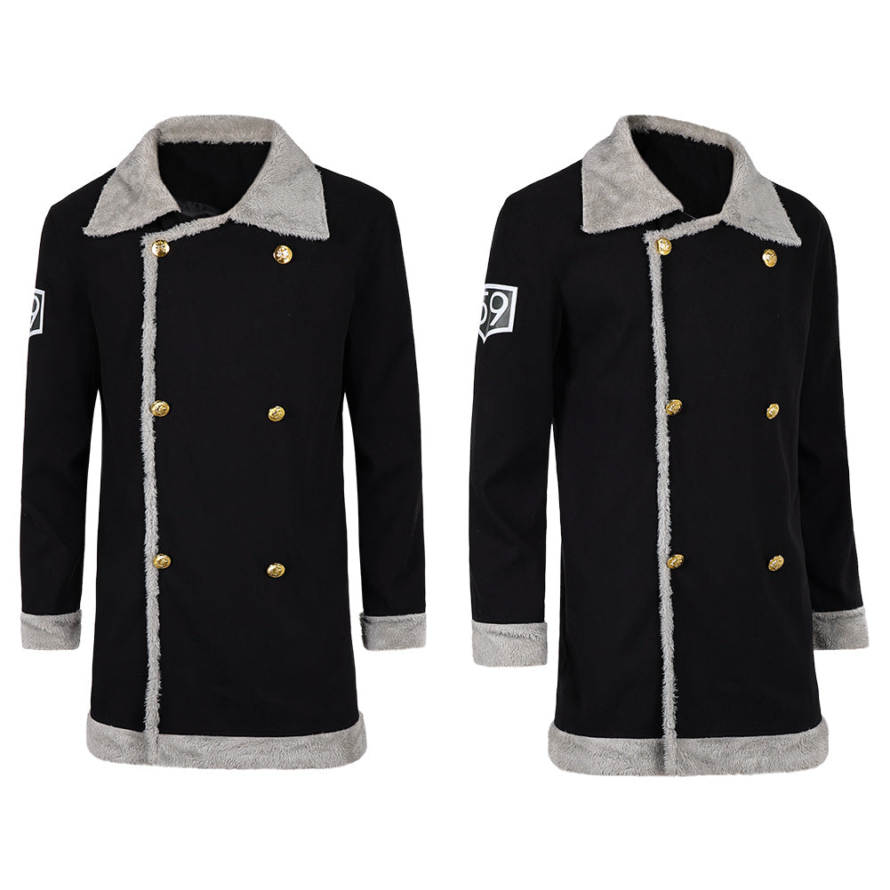Cosplay Costume Sanji One Piece Live Action 2(2026) TV Cosplay Veste Noire Homme