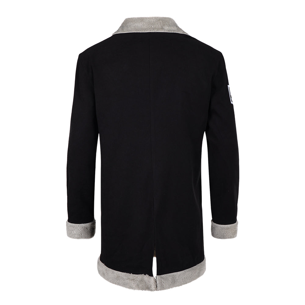 Cosplay Costume Sanji One Piece Live Action 2(2026) TV Cosplay Veste Noire Homme