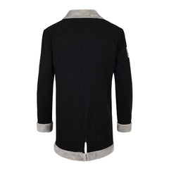 Cosplay Costume Sanji One Piece Live Action 2(2026) TV Cosplay Veste Noire Homme