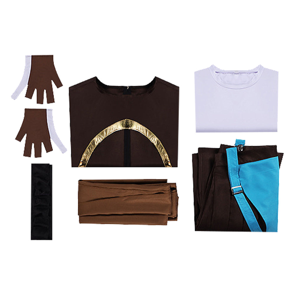 Cosplay Costume Sans Undertale Jeu Cosplay Tenue Couleur Café Homme
