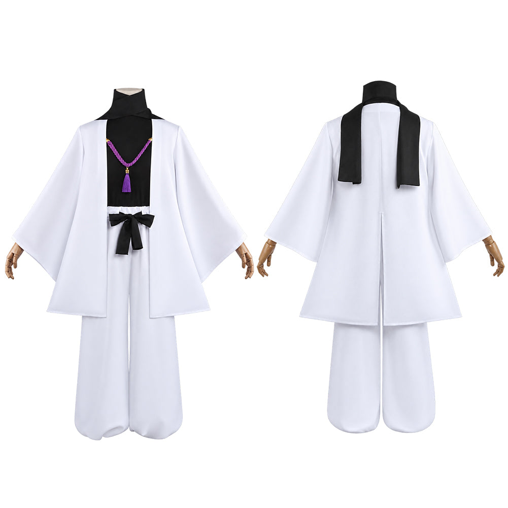 Cosplay Costume Satoru Gojo Anime Cosplay Tenue Blanche et Noire Homme