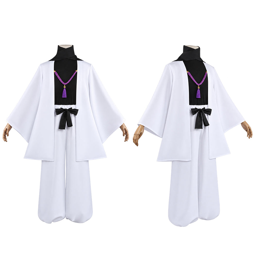 Cosplay Costume Satoru Gojo Anime Cosplay Tenue Blanche et Noire Homme