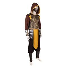 Cosplay Costume Scorpion Mortal Kombat 2(2026) Film Cosplay Tenue Marron et Noire Homme