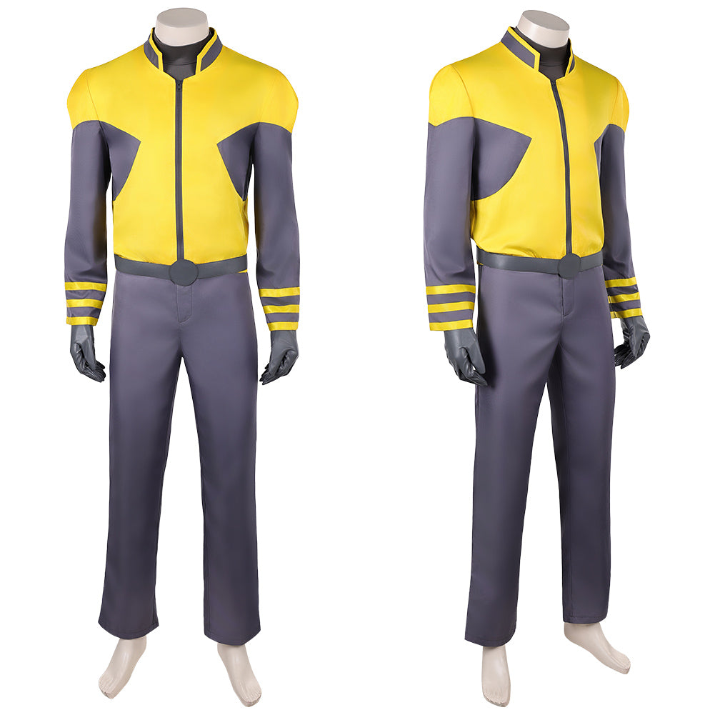 Cosplay Costume Scott Summers X-Men '97 Saison 2(2026) TV Cosplay Tenue Jaune et Grise Homme