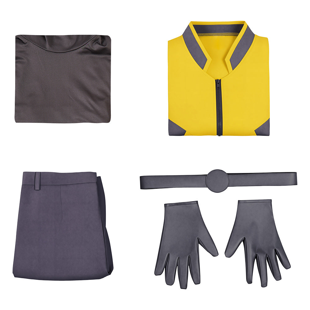 Cosplay Costume Scott Summers X-Men '97 Saison 2(2026) TV Cosplay Tenue Jaune et Grise Homme