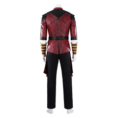 Cosplay Costume Shang-Chi Avengers 5(2026) Film Cosplay Tenue Rouge et Noire Homme