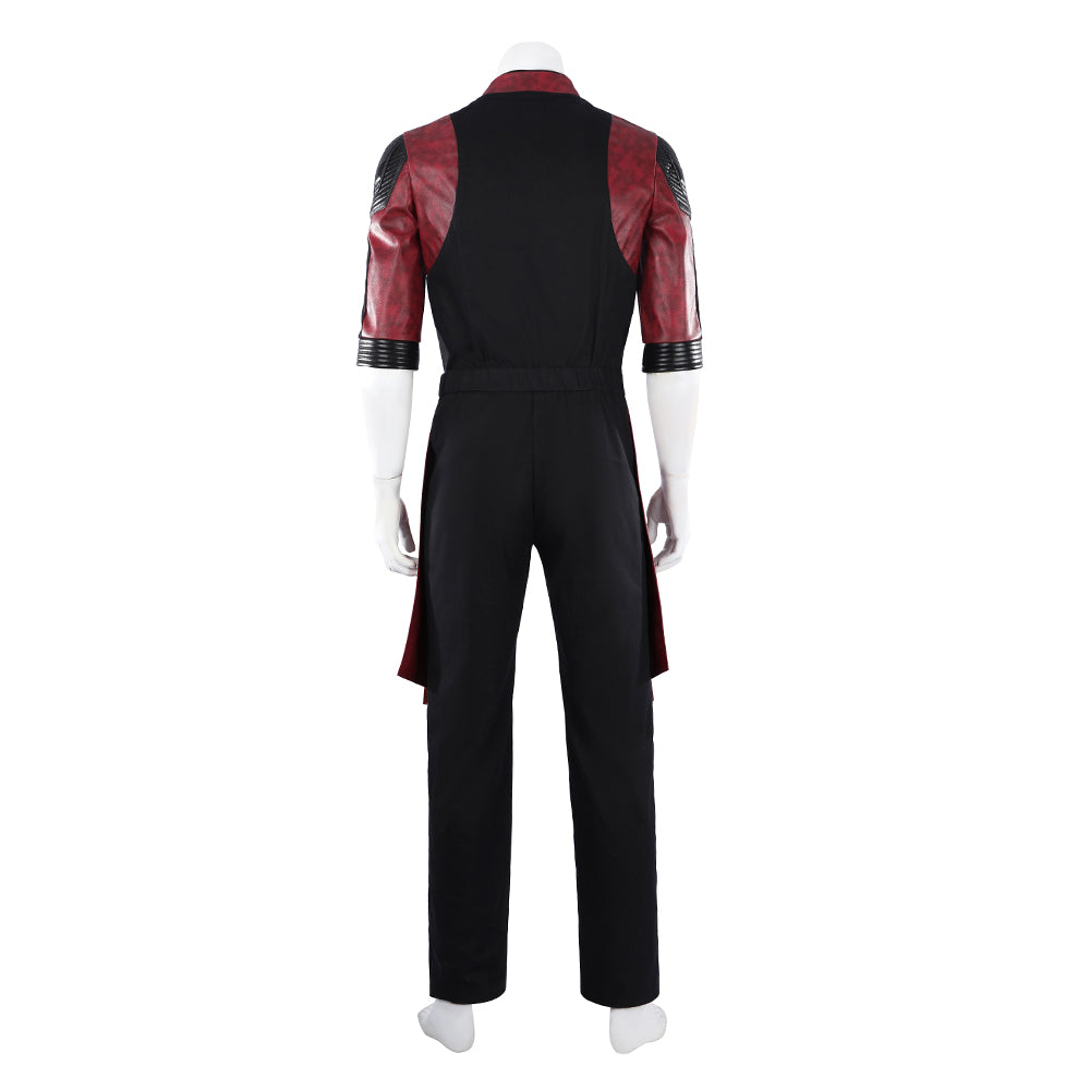 Cosplay Costume Shang-Chi Avengers 5(2026) Film Cosplay Tenue Rouge et Noire Homme