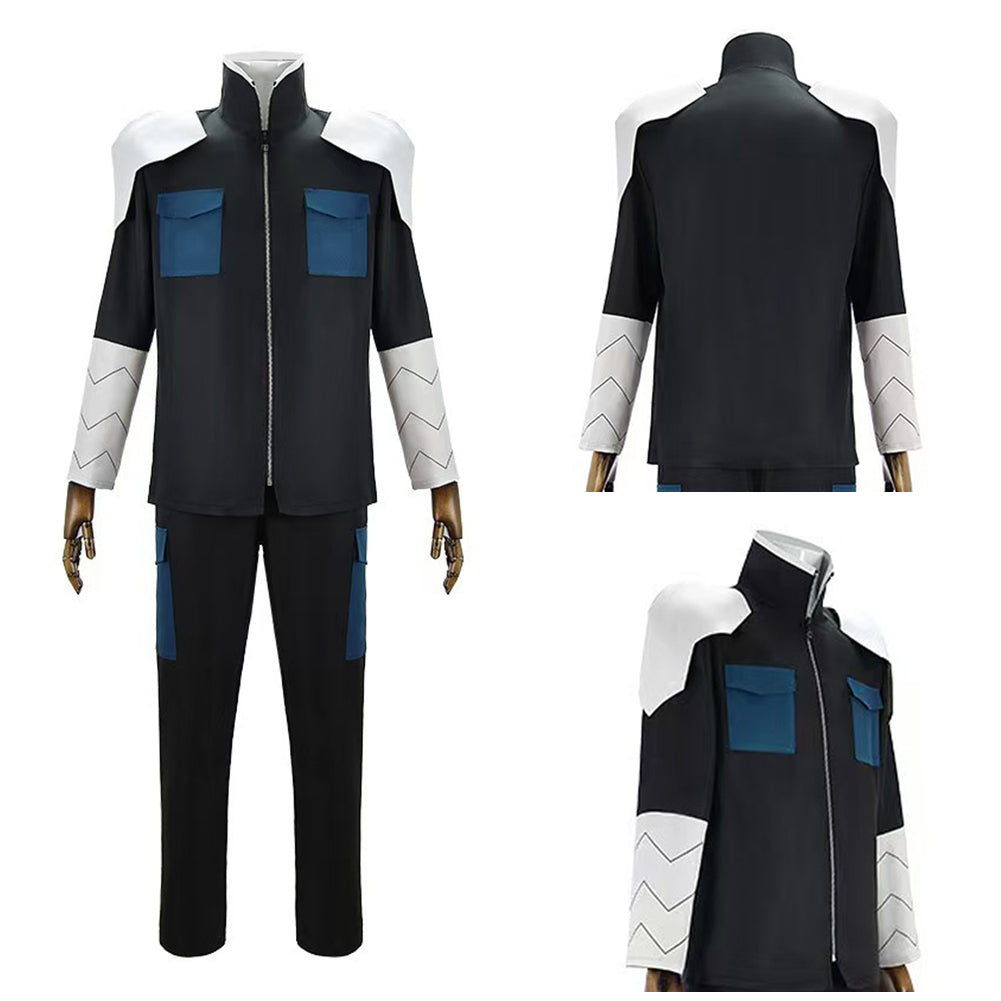 Cosplay Costume Soshiro Hoshina Kaiju No.8 Anime Cosplay Tenue Noire Homme