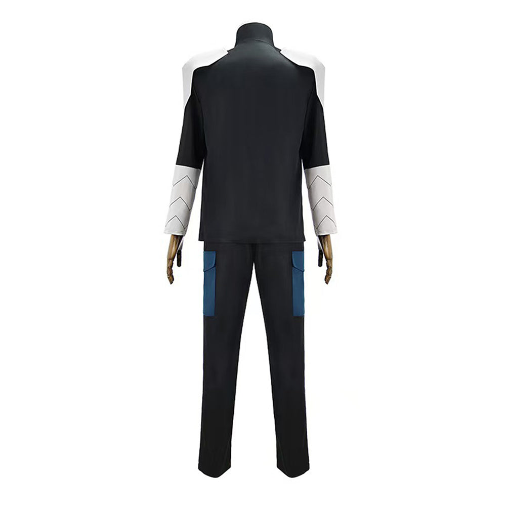 Cosplay Costume Soshiro Hoshina Kaiju No.8 Anime Cosplay Tenue Noire Homme