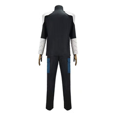 Cosplay Costume Soshiro Hoshina Kaiju No.8 Anime Cosplay Tenue Noire Homme