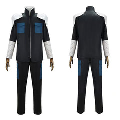 Cosplay Costume Soshiro Hoshina Kaiju No.8 Anime Cosplay Tenue Noire Homme