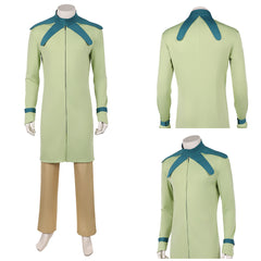 Cosplay Costume Steven Steel JJBA 7(2026) Anime Cosplay Tenue Verte et Marron Homme