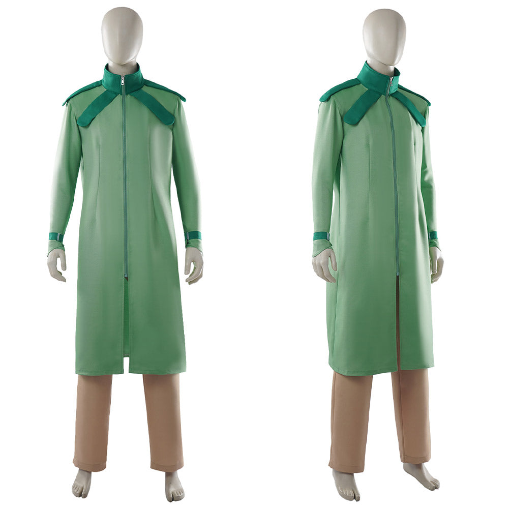 Cosplay Costume Steven Steel JJBA 7(2026) Anime Cosplay Tenue Verte Homme