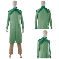 Cosplay Costume Steven Steel JJBA 7(2026) Anime Cosplay Tenue Verte Homme