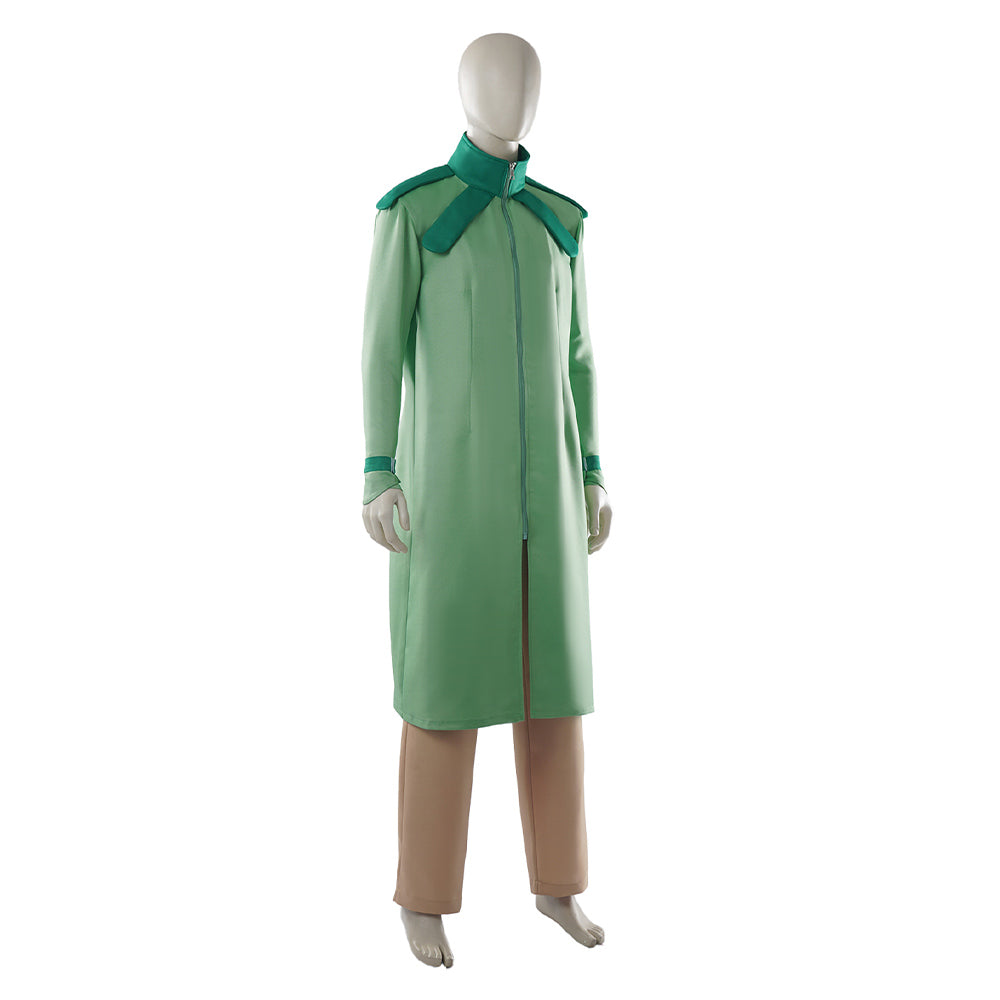 Cosplay Costume Steven Steel JJBA 7(2026) Anime Cosplay Tenue Verte Homme