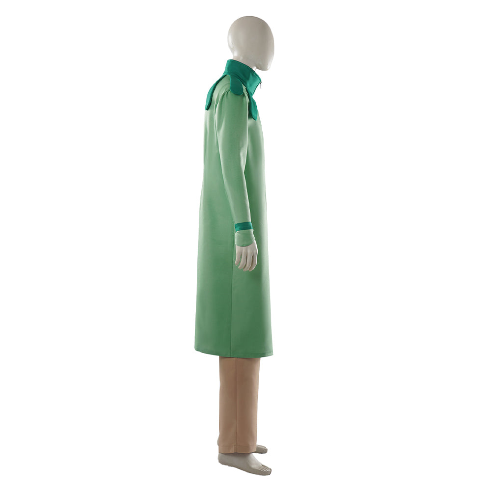 Cosplay Costume Steven Steel JJBA 7(2026) Anime Cosplay Tenue Verte Homme