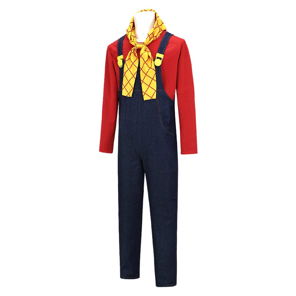 Cosplay Costume Stinky Pete Film Cosplay Tenue Bleue et Rouge Homme