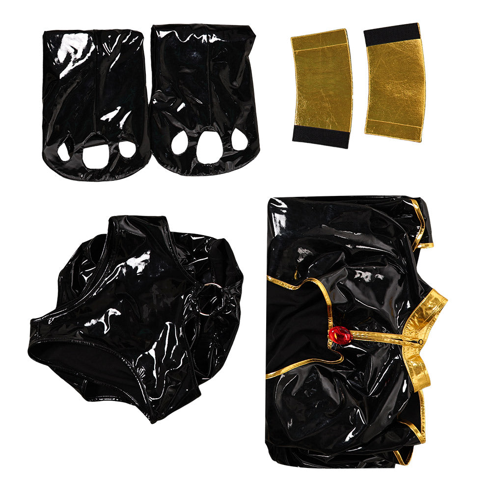 Cosplay Costume Storm X-Men '97 Saison 2(2026) TV Cosplay Tenue Noire de Cuir Femme