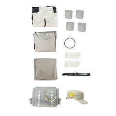 Cosplay Costume Supporter Gachiakuta Anime Cosplay Tenue Grise Homme