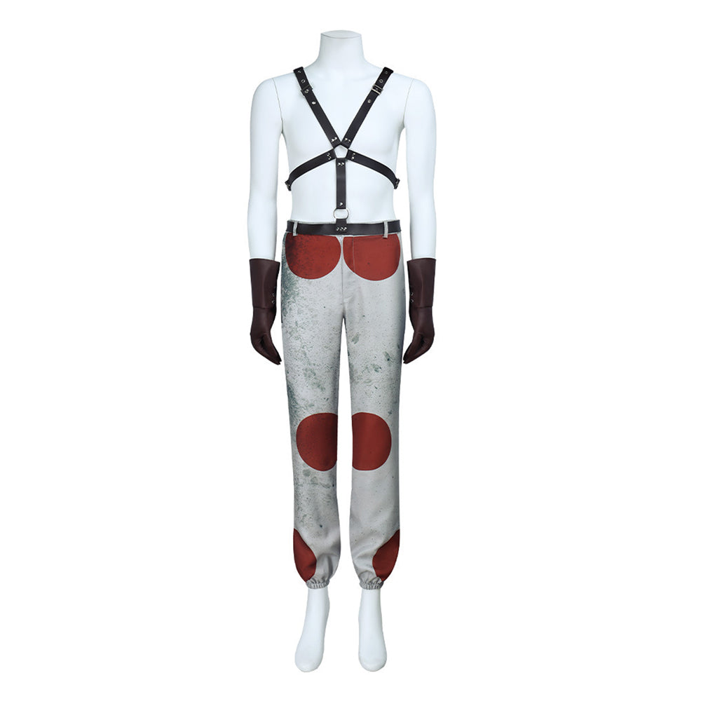 Cosplay Costume Sweet Tooth Twisted Metal Jeu Cosplay Tenue Rouge Homme