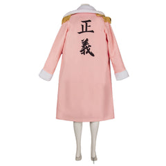 Cosplay Costume Tashigi One Piece Live Action 2(2026) TV Cosplay Tenue Rose et Bleue Femme