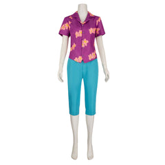 Cosplay Costume Tashigi One Piece Live Action 2(2026) TV Cosplay Tenue Rose et Bleue Femme