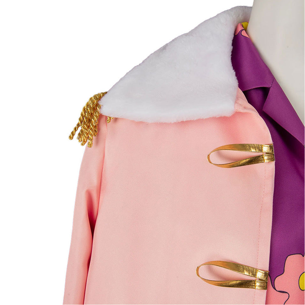 Cosplay Costume Tashigi One Piece Live Action 2(2026) TV Cosplay Tenue Rose et Bleue Femme