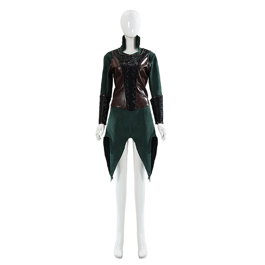 Cosplay Costume Tauriel Le Hobbit Film Cosplay Tenue Verte Femme