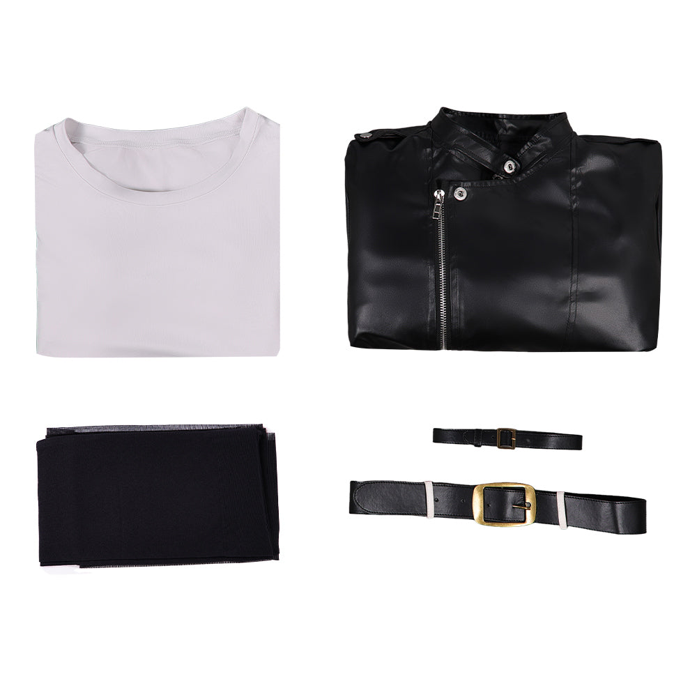 Cosplay Costume Tayama Smoking Behind the Supermarket with You(2026) Anime Cosplay Tenue Noire et Blanche Femme