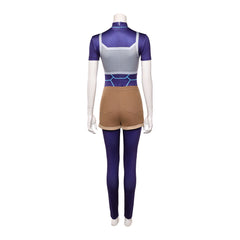 Cosplay Costume Tech Jacket Invincible 4(2026) TV Cosplay Tenue Bleue et Brune Femme