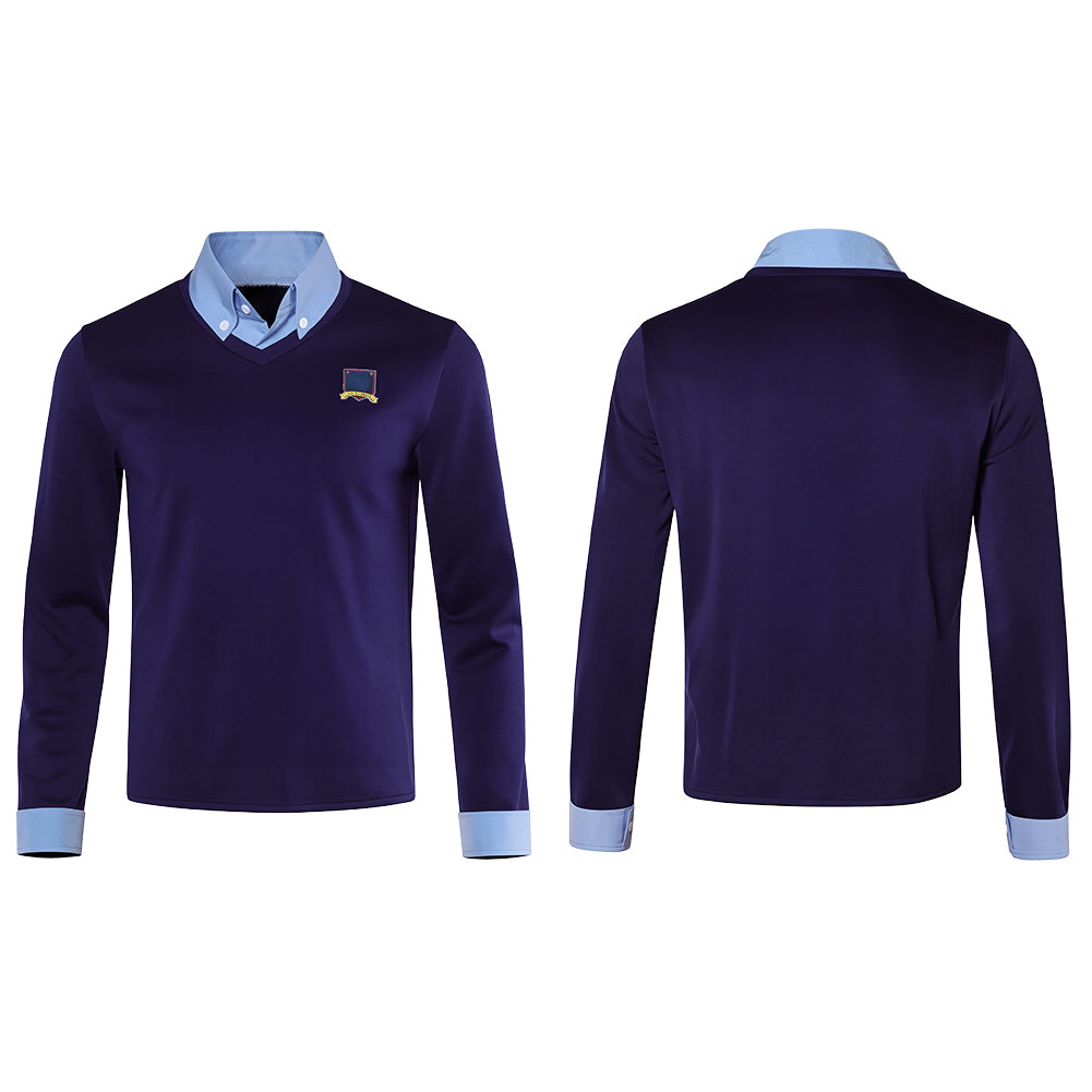 Cosplay Costume Ted Lasso 4(2026) TV Cosplay Haut Bleu Homme