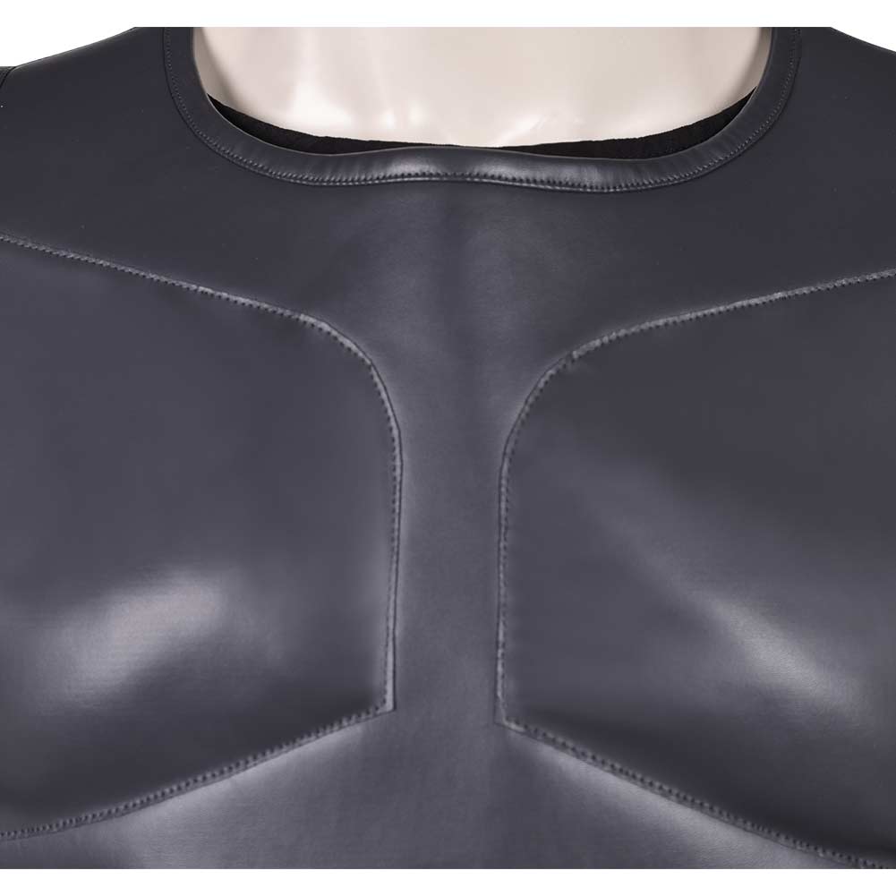 Cosplay Costume Telemachus The Odyssey(2026) Film Cosplay Tenue Noire de Cuir Homme