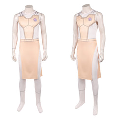 Cosplay Costume Thaedus Invincible 4(2026) TV Cosplay Combinaison Orange Claire Homme
