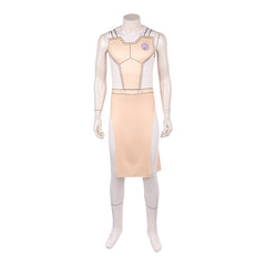 Cosplay Costume Thaedus Invincible 4(2026) TV Cosplay Combinaison Orange Claire Homme