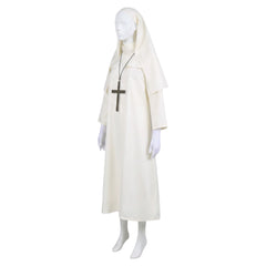 Cosplay Costume The Nun Conjuring Film Cosplay Robe Blanche Femme