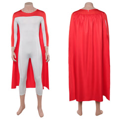Cosplay Costume Thragg Invincible 4(2026) TV Cosplay Tenue Rouge et Grise Homme