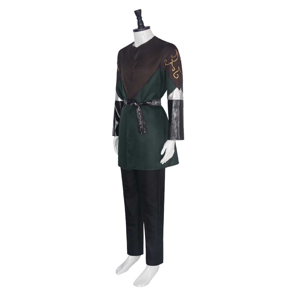 Cosplay Costume Thranduil The Lord of the Rings Film Cosplay Tenue Vert Foncé Homme